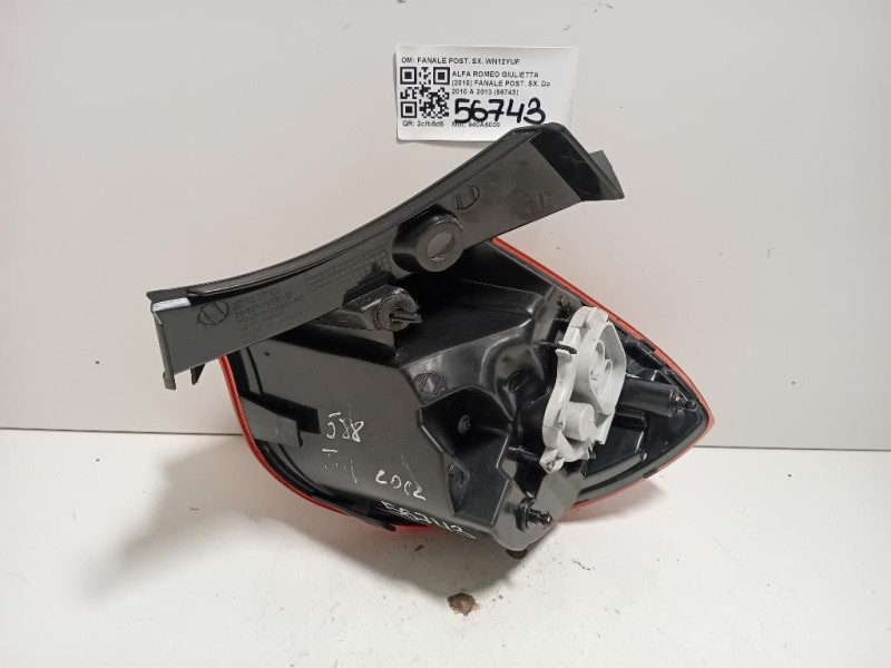Fanale POST SX FANALE POST SX Alfa Romeo Giulietta 2010