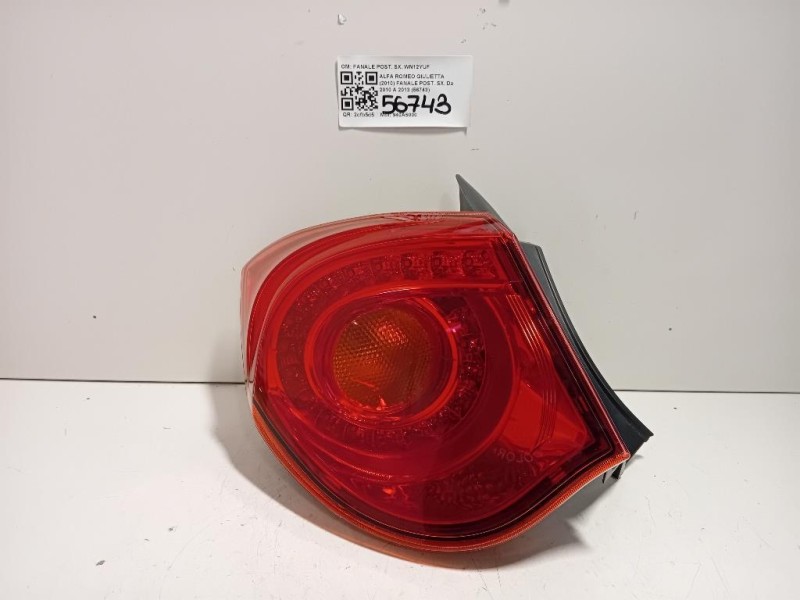 Fanale POST SX FANALE POST SX Alfa Romeo Giulietta 2010