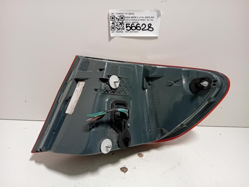 Fanale POST SX 17346201 Bmw Serie 5 F10 Berlina 2012