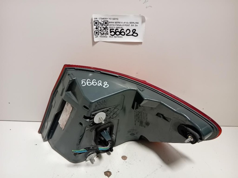 Fanale POST SX 17346201 Bmw Serie 5 F10 Berlina 2012