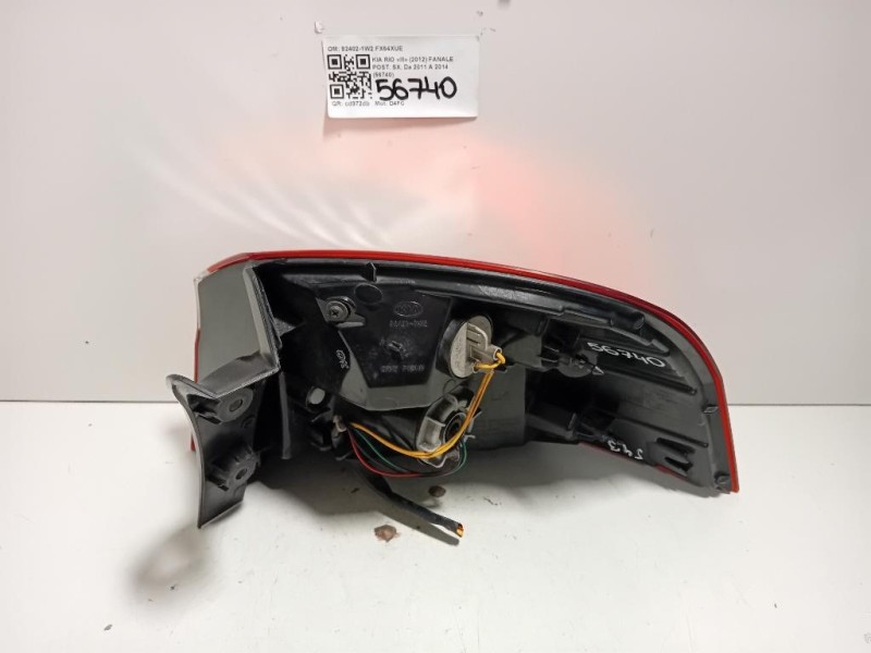 Fanale POST SX 92401-1W2 Kia RIO III 2012