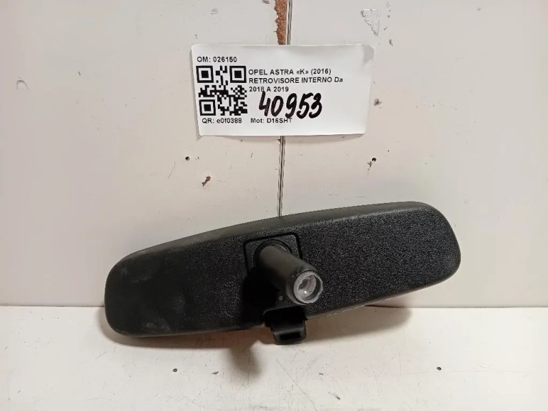 Retrovisore Interno 026150 Opel Astra K 2016