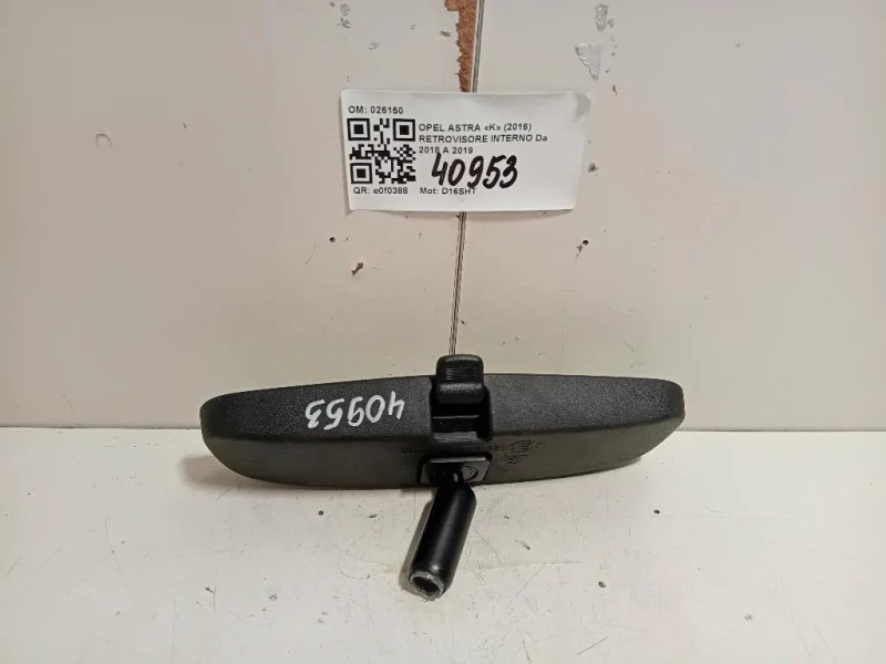 Retrovisore Interno 026150 Opel Astra K 2016