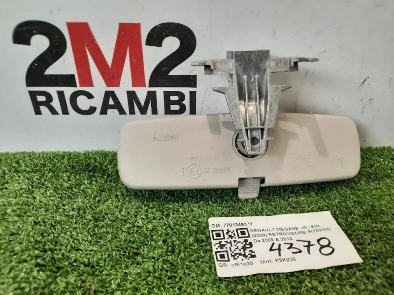 Retrovisore Interno 7701349373 Renault Mégane III SW 2009