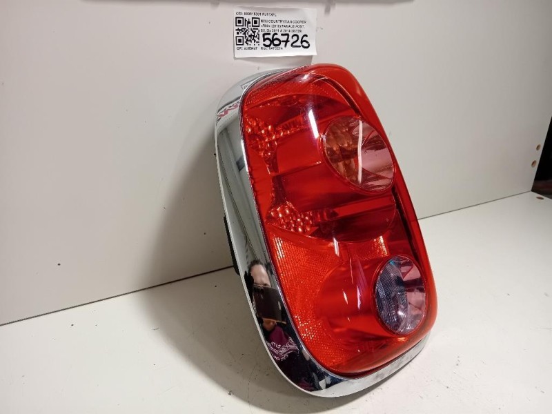 Fanale POST SX 980815301 Mini Countryman Cooper R60 2010