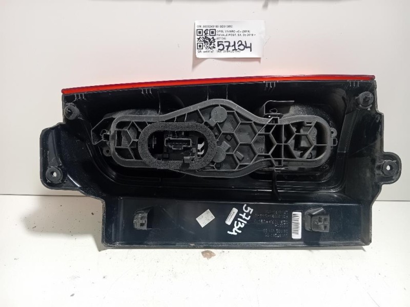 Fanale POST SX 9808243180 Opel Vivaro C 2019