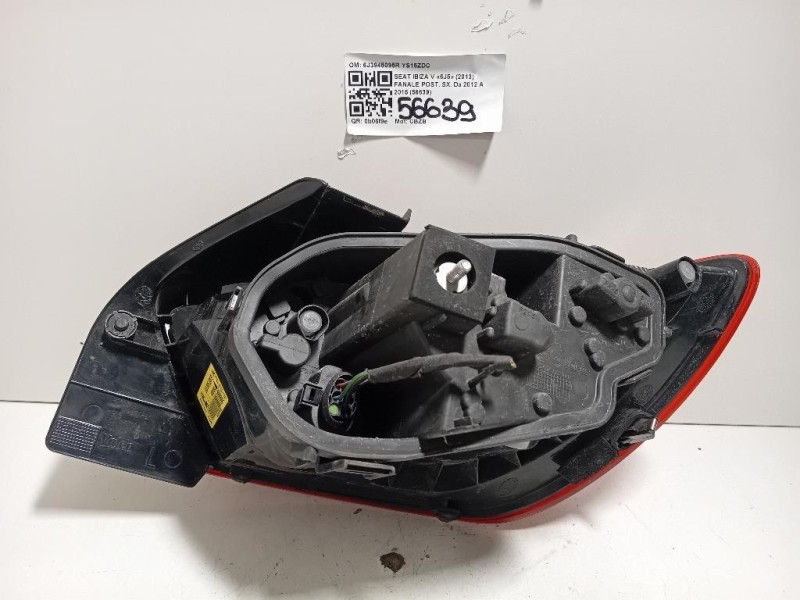 Fanale POST SX 6J3945095R Seat Ibiza V 6J5 2013