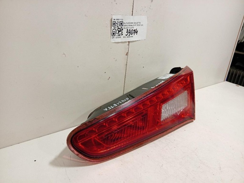 Fanale INT POST DX 50531132 Alfa Romeo Giulietta 2010