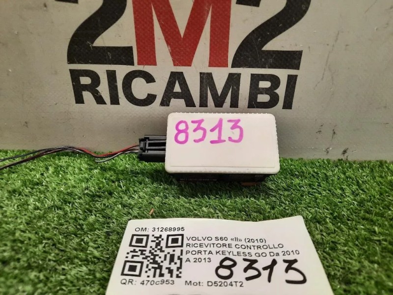 Ricevitore Controllo Porta Keyless GO 31268995 KEYLESS GO Volvo S60 II 2010