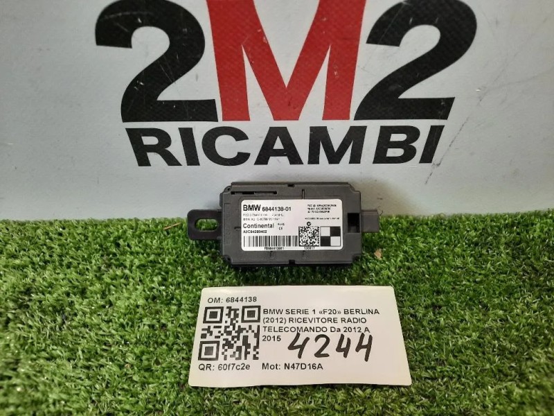 Ricevitore Radio Telecomando 6844138 Bmw Serie 1 F20 Berlina 2012