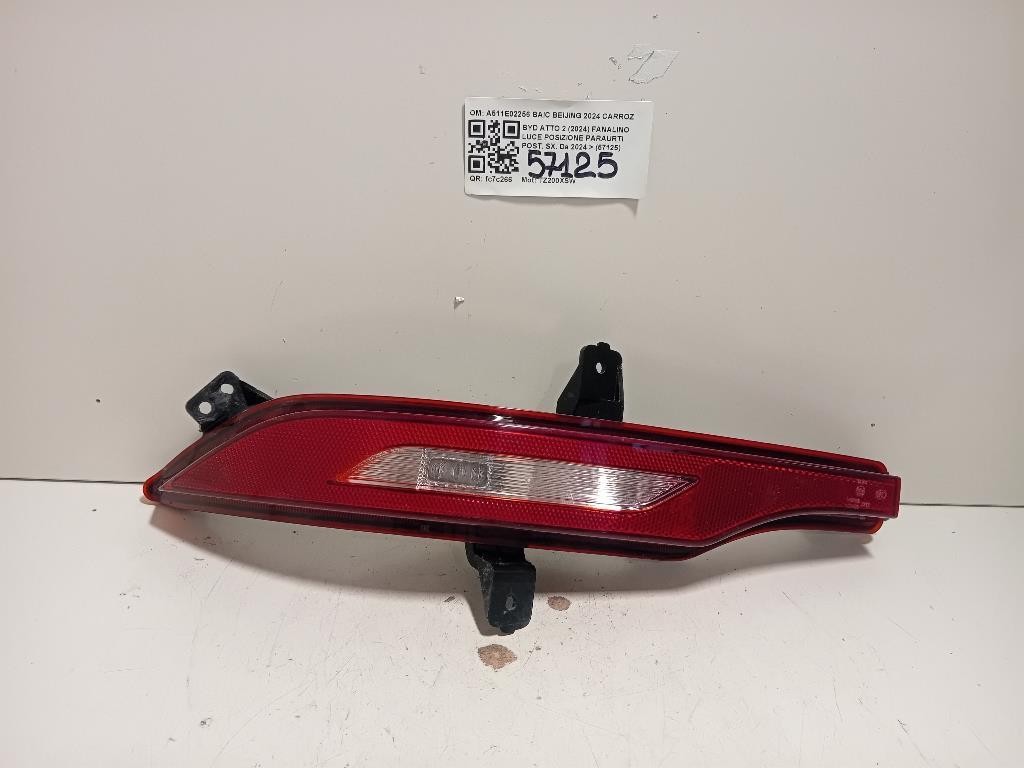 Fanalino LUCE Posizione Paraurti POST SX A511E02256 BAIC BEIJING 2024 Byd ATTO 2 2024