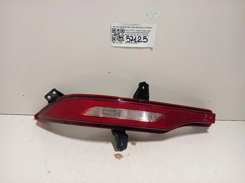 Fanalino LUCE Posizione Paraurti POST SX A511E02256 BAIC BEIJING 2024 Byd ATTO 2 2024