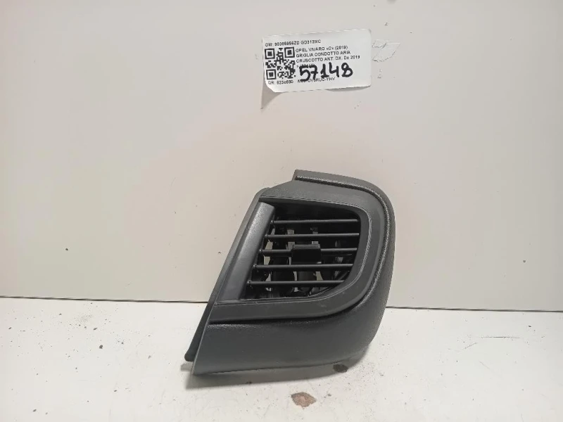 Griglia Condotto ARIA Cruscotto ANT DX 98085956ZD Opel Vivaro C 2019