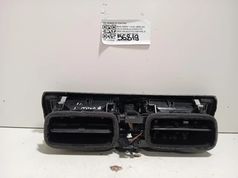 Griglia Condotto ARIA Cruscotto Centrale 920535710 Bmw Serie 1 F20 Berlina 2012
