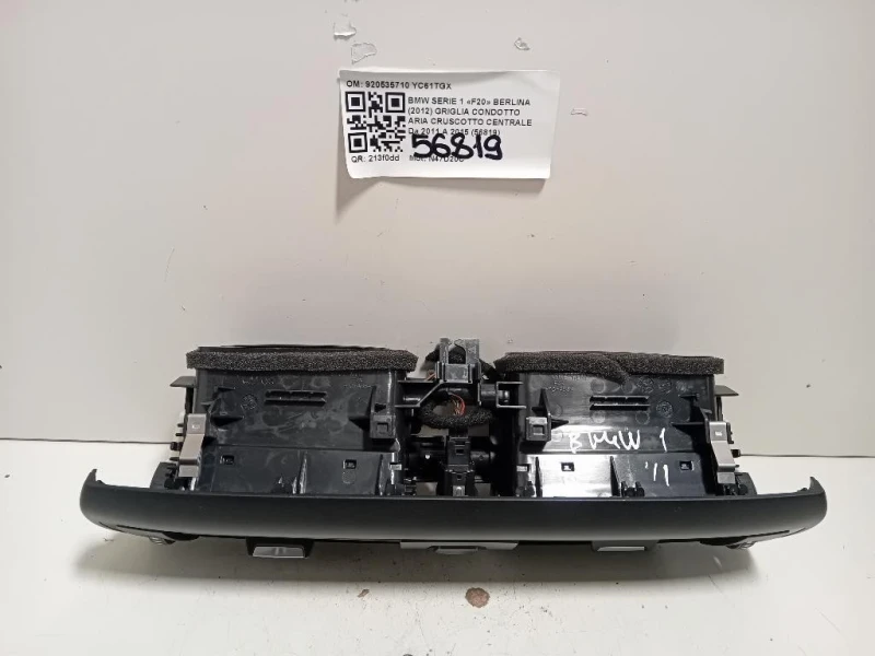 Griglia Condotto ARIA Cruscotto Centrale 920535710 Bmw Serie 1 F20 Berlina 2012