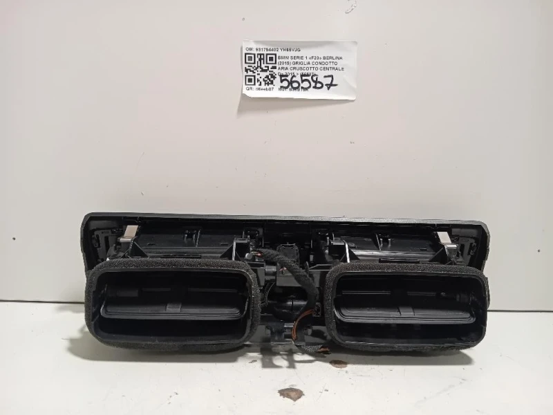 Griglia Condotto ARIA Cruscotto Centrale 931794402 Bmw Serie 1 F20 Berlina 2015
