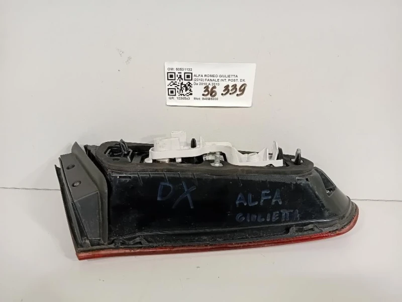 Fanale INT POST DX 50531132 Alfa Romeo Giulietta 2013