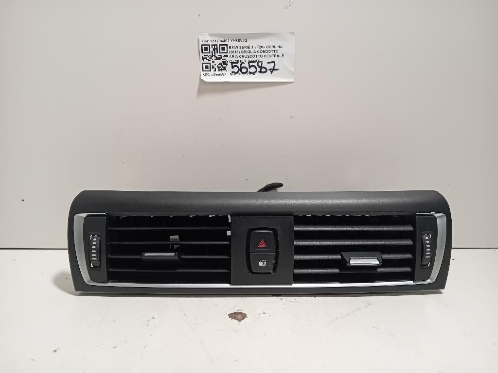 Griglia Condotto ARIA Cruscotto Centrale 931794402 Bmw Serie 1 F20 Berlina 2015