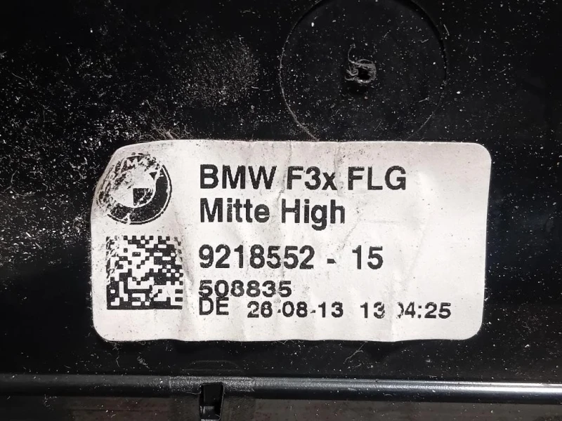 Griglia Condotto ARIA Cruscotto Centrale 9218552 Bmw Serie 3 F30 Berlina 2012