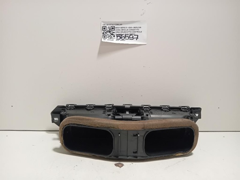 Griglia Condotto ARIA Cruscotto Centrale 6910734 Bmw Serie 5 E60 Berlina 2004
