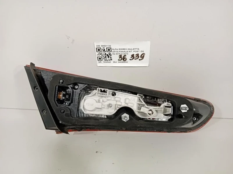Fanale INT POST DX 50531132 Alfa Romeo Giulietta 2013