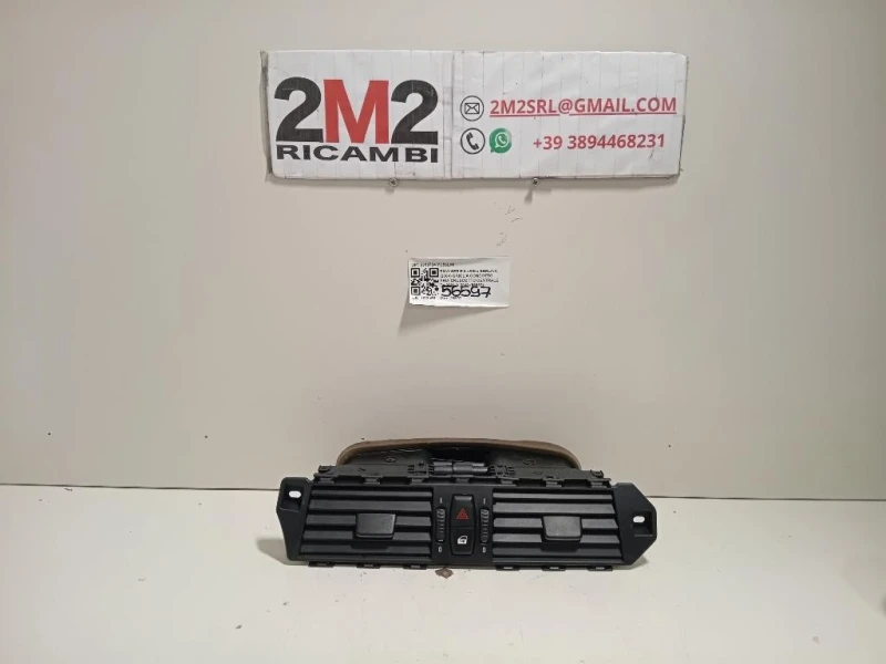 Griglia Condotto ARIA Cruscotto Centrale 6910734 Bmw Serie 5 E60 Berlina 2004