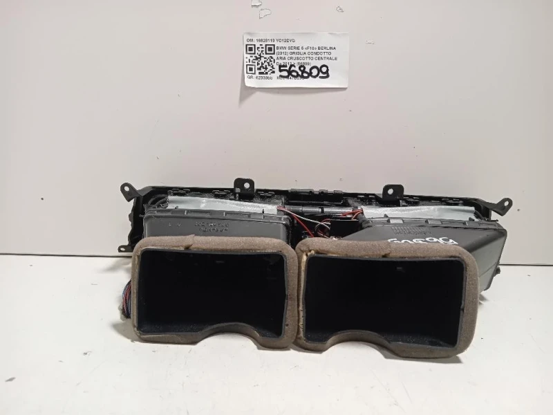 Griglia Condotto ARIA Cruscotto Centrale 16828110 Bmw Serie 5 F10 Berlina 2012