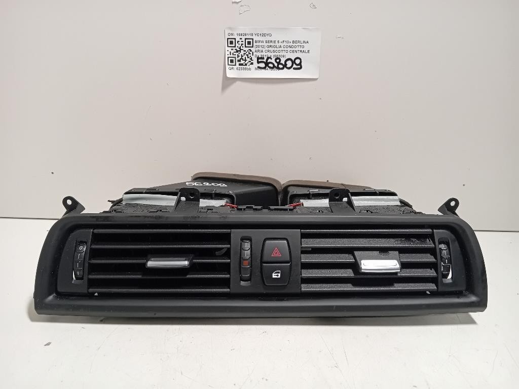 Griglia Condotto ARIA Cruscotto Centrale 16828110 Bmw Serie 5 F10 Berlina 2012