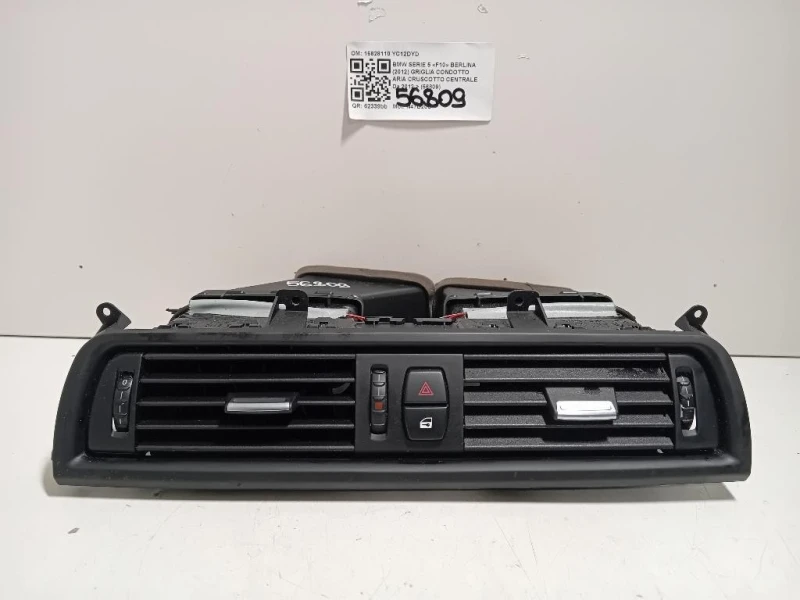 Griglia Condotto ARIA Cruscotto Centrale 16828110 Bmw Serie 5 F10 Berlina 2012