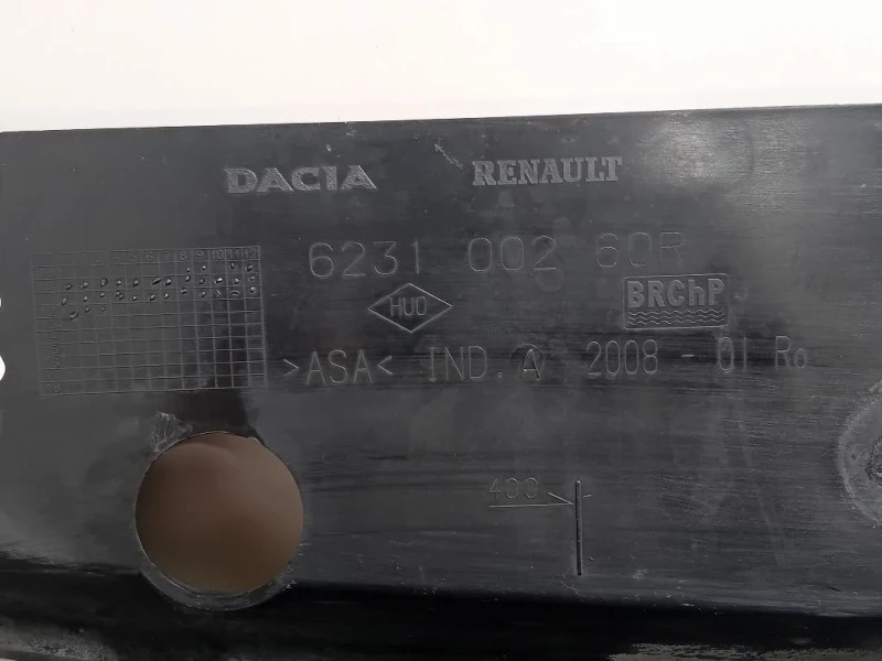 Griglia DI Ventilazione Paraurti ANT 623100260R Dacia Duster I 2010