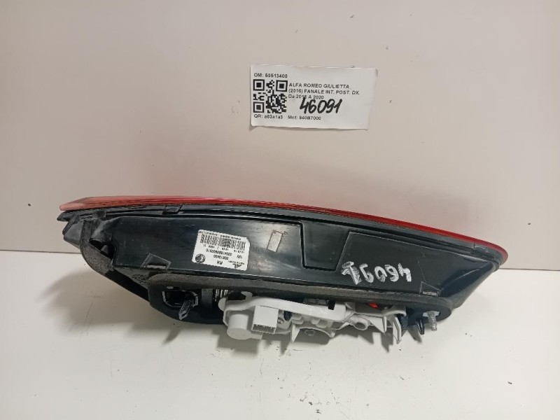 Fanale INT POST DX 50513400 Alfa Romeo Giulietta 2016