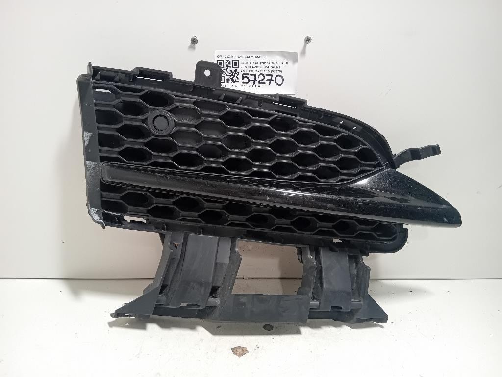 Griglia DI Ventilazione Paraurti ANT DX GX7M-8B289-CA Jaguar XE 2015