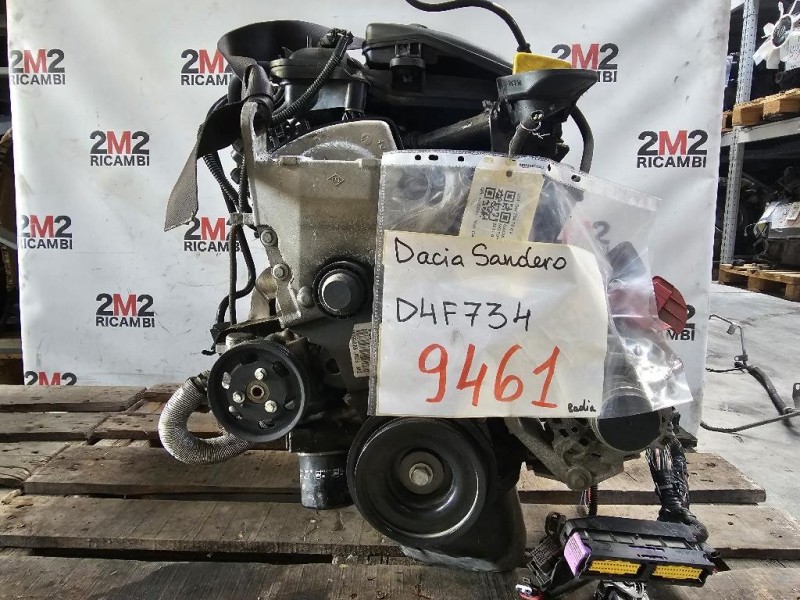 Motore Completo D4F734 75 CV Dacia Sandero I 2008