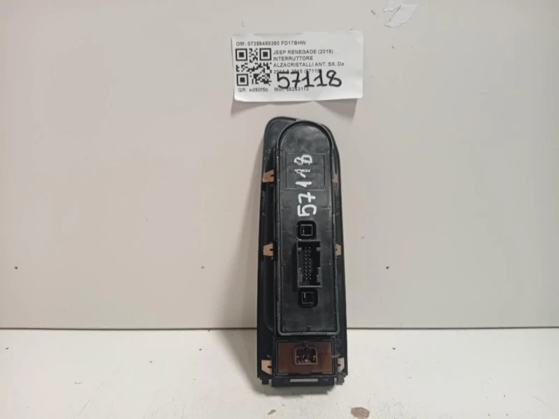 Interruttore Alzacristalli ANT SX 07356458350 Jeep Renegade 2015