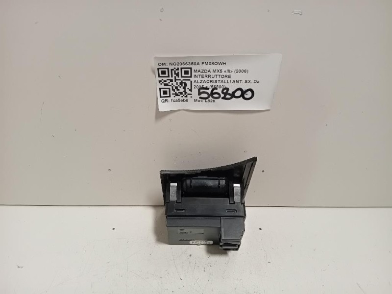 Interruttore Alzacristalli ANT SX NG2066350A Mazda MX5 III 2006