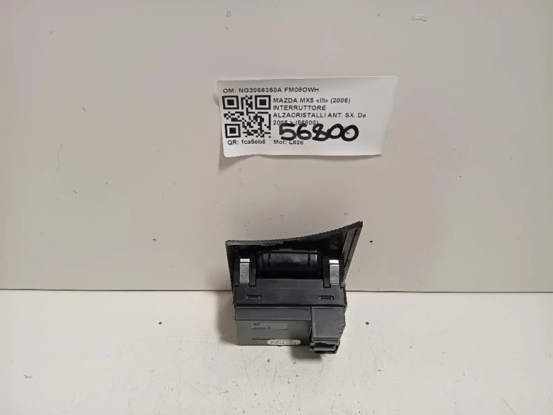 Interruttore Alzacristalli ANT SX NG2066350A Mazda MX5 III 2006
