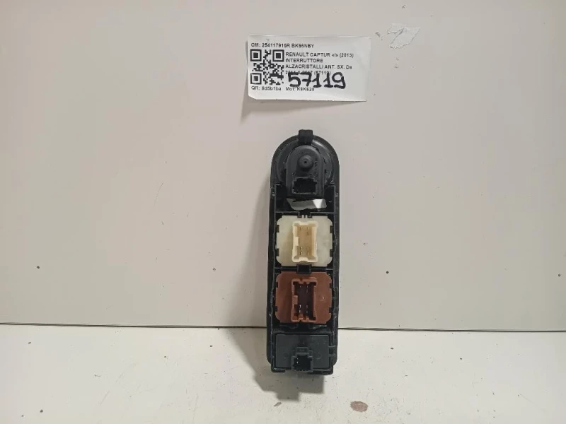 Interruttore Alzacristalli ANT SX 254117915R Renault Captur I 2013