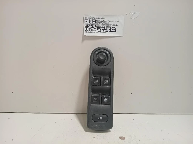 Interruttore Alzacristalli ANT SX 254117915R Renault Captur I 2013