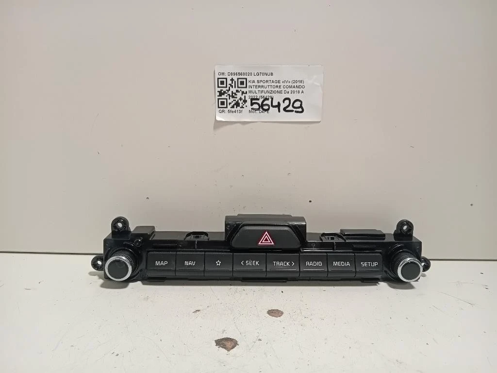 Interruttore Comando Multifunzione D996568020 Kia Sportage IV 2018