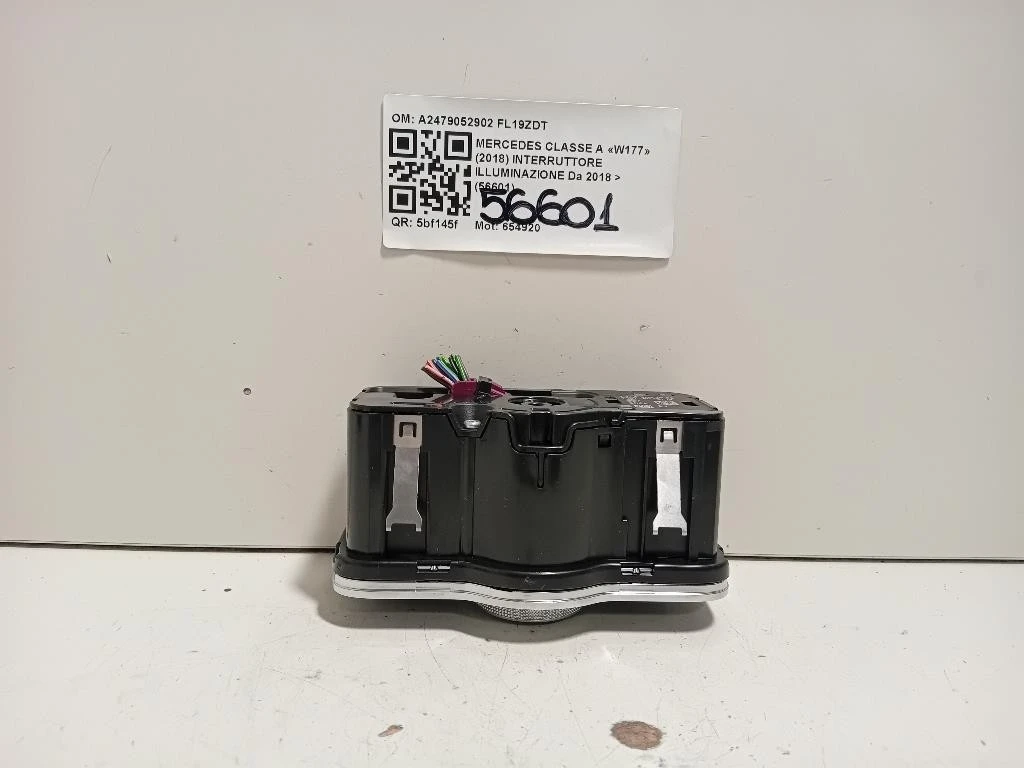 Interruttore Illuminazione A2479052902 Mercedes Classe A W177 2018