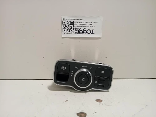 Interruttore Illuminazione A2479052902 Mercedes Classe A W177 2018