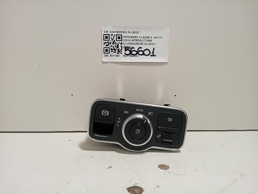 Interruttore Illuminazione A2479052902 Mercedes Classe A W177 2018