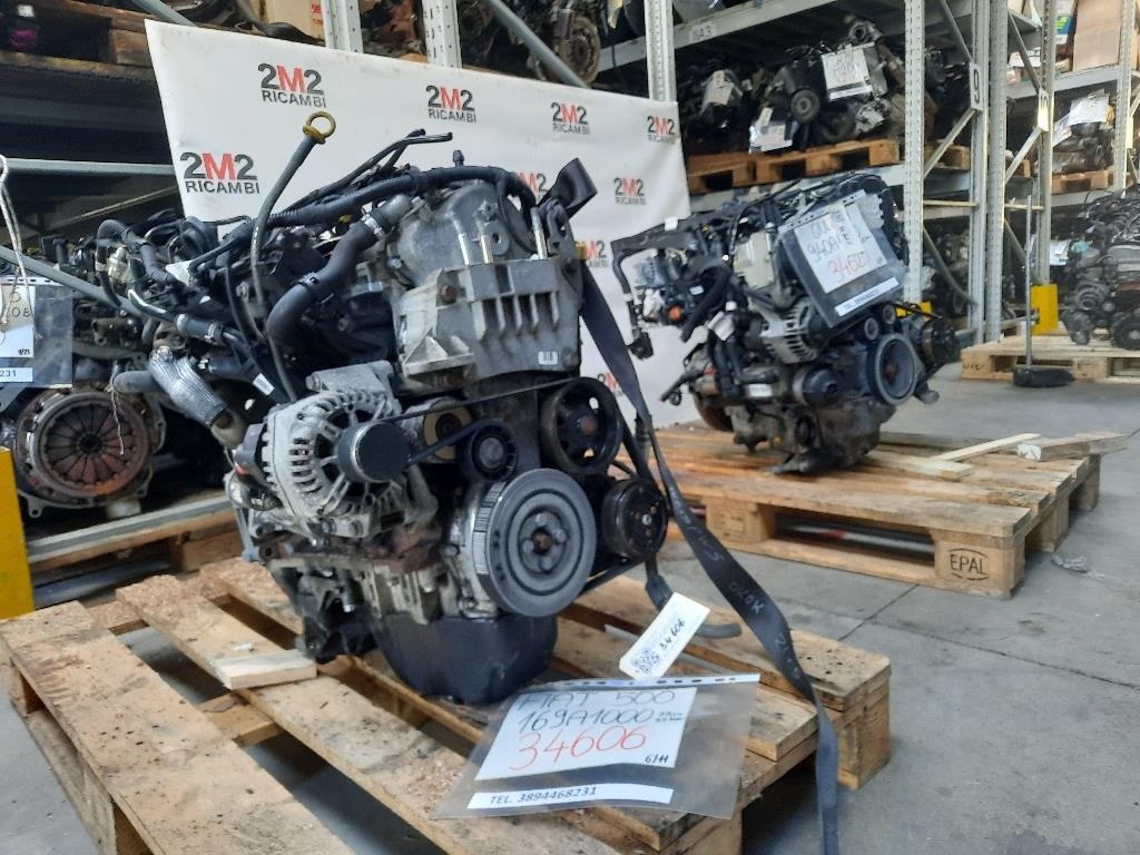 Motore Completo 169A1000 75CV 55KW Fiat 500 II 2008