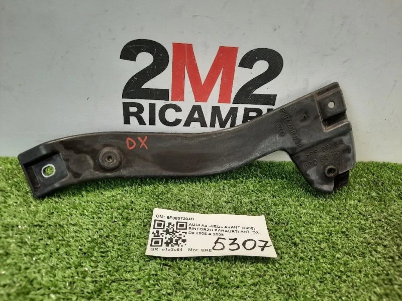 Rinforzo Paraurti ANT DX 8E0807204B Audi A4 8ED Avant 2005