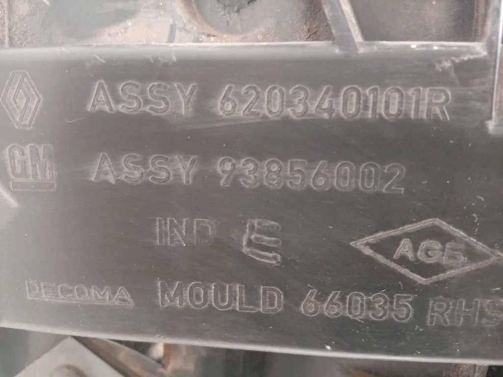 Rinforzo Paraurti ANT DX 620340101R Opel Vivaro A 2007