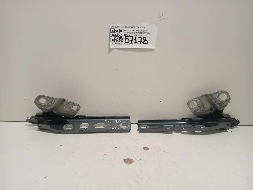 KIT Cerniere Cofano ANT 8U08233018U0823302 Audi Q3 8UB 2012