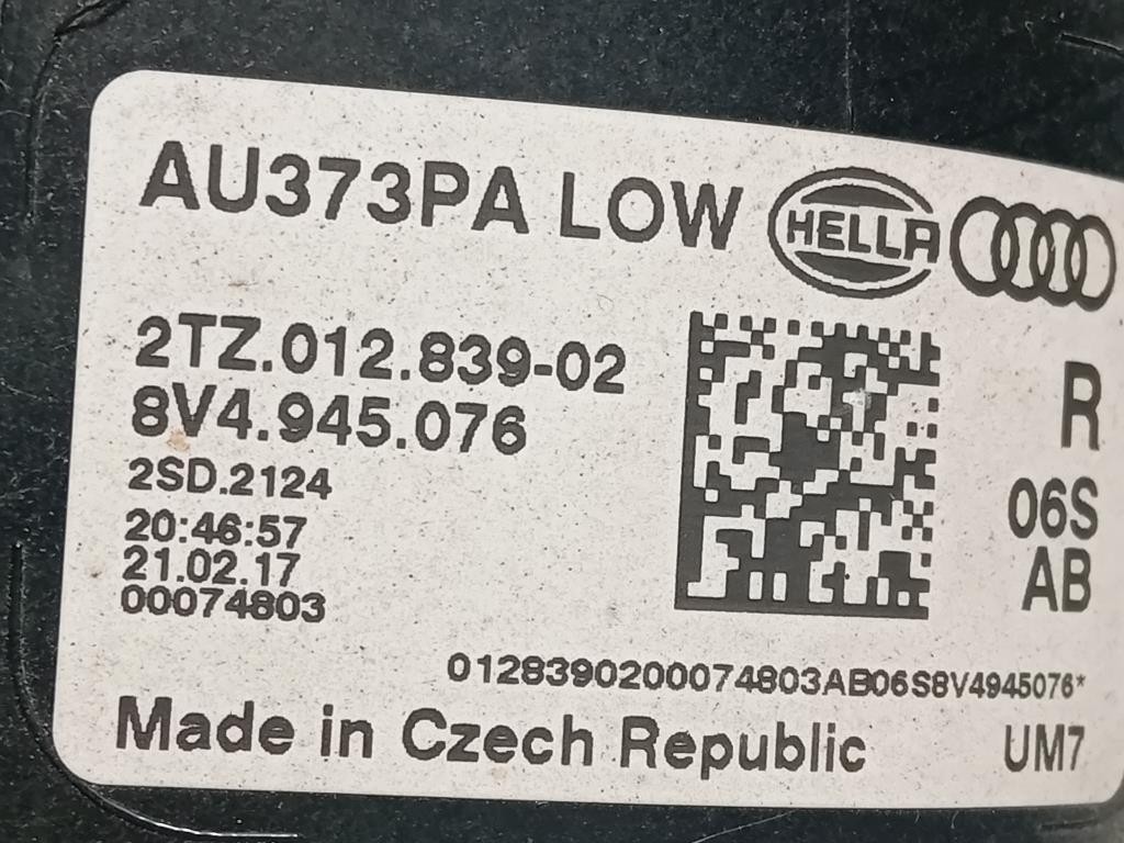 Fanale INT POST DX 8V4 945 076 Audi A3 8VA Sportback 2012