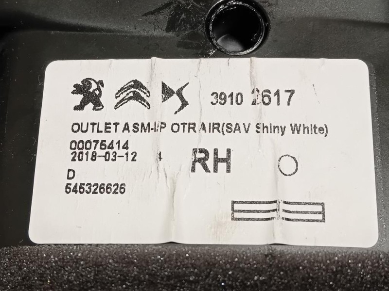 KIT Griglie Condotto ARIA Cruscotto 3910261539102617 Citroen C3 Aircross 2017
