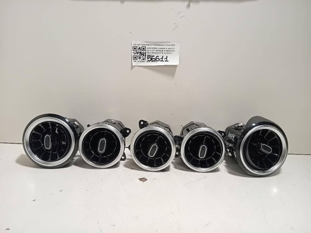 KIT Griglie Condotto ARIA Cruscotto A1778308300A1778306300A177830770 Mercedes Classe A W177 2018