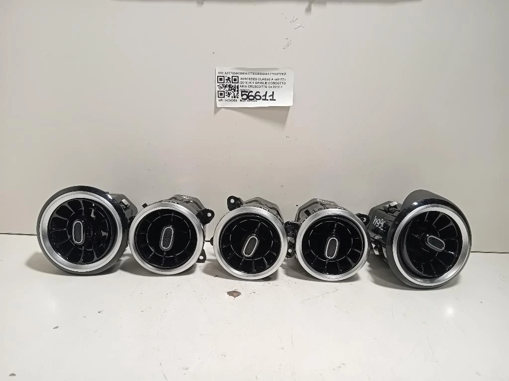 KIT Griglie Condotto ARIA Cruscotto A1778308300A1778306300A177830770 Mercedes Classe A W177 2018